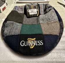 Guinness Patchwork Flat Cap Snap Brim Scally Hat Official Merchandise NWT