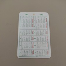 Rolex calander cards - rolex, 1982