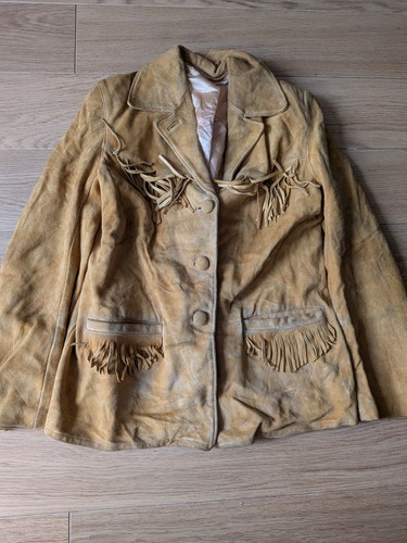 Vintage tan suede - vintage,