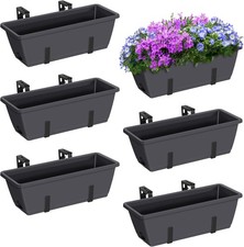 6 Pack Deck Railing Planter