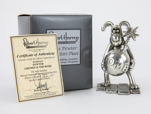 Robert harrop pewter gromit - harrop,