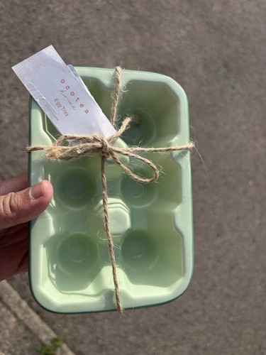 Ocotea egg tray mint - egg, green
