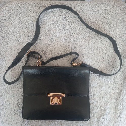 Black faux leather - f&f,