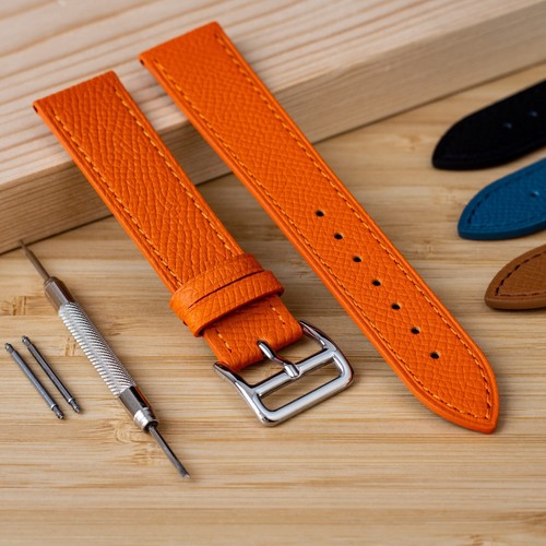 Epsom style leather watch - leather,