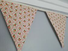 Vintage Style Floral Fabric Bunting