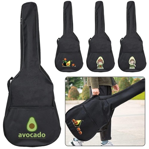 Printed avocado guitar - printed, bag