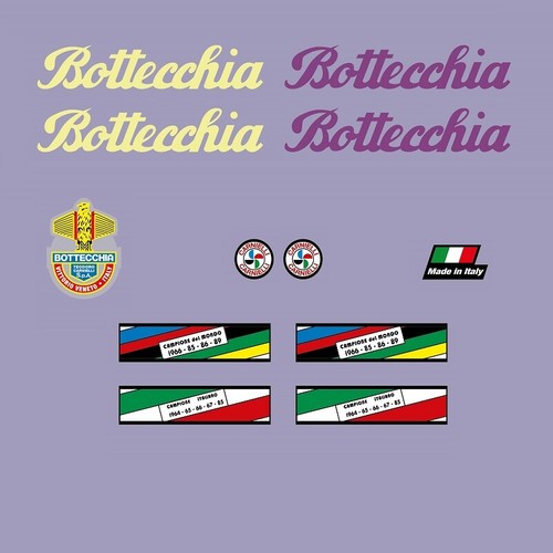 Bottecchia bicycle decals - bicycle,