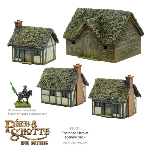 Thatched hamlet scenery pack - pack,