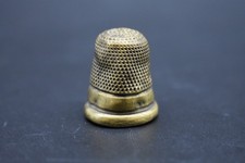 Post Medieval brass thimble C