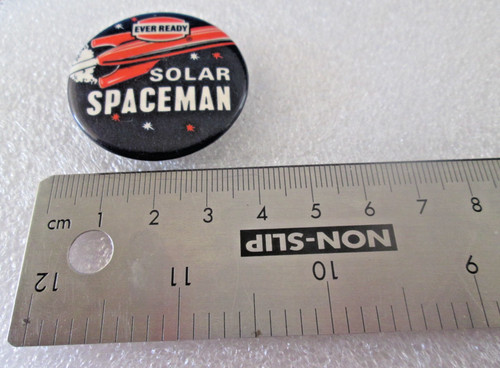 Vintage tin pin badge ever - tin,