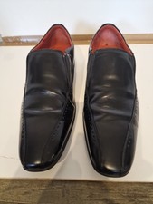 Jeff Banks Black Slip On Mens
