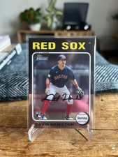 David Hamilton RC Chrome /699, 2024 Topps Heritage High Number, Boston Red Sox