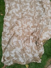 Genuine British Army Issue DESERT Waterproof Shelter Basha Sheet Tarp 260X220 cm