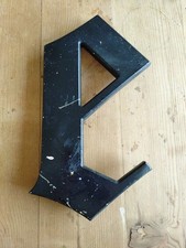 Vintage Magnificent Reclaimed  Ex Shop Pub Letter ‘e' In Gothic Antique Script 