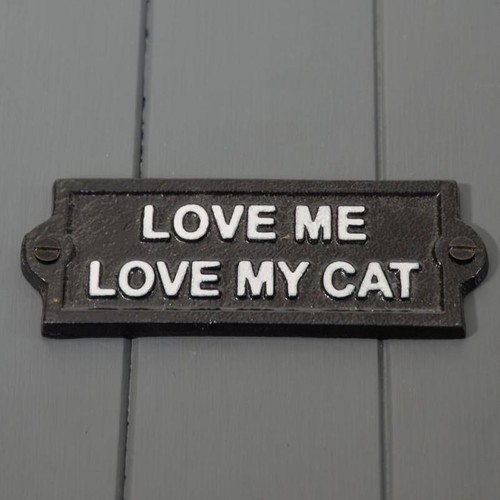 Love cat cast iron - cast,