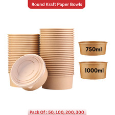 Round kraft paper disposable - paper,