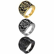 Men's Nordic Viking Rune Ring