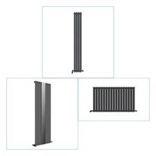 Radiator anthracite single - anthracite,