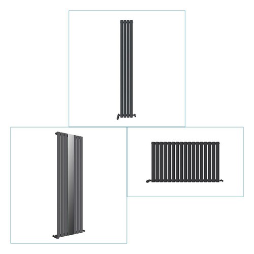 Radiator anthracite single - anthracite,