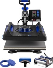 5in1 12"x10" T-shirt Heat Press Machine Sublimation Printing Transfer Hat Mug