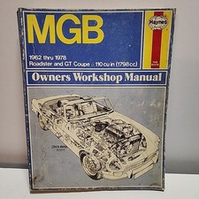 1962 1978 mgb owners workshop - owners,