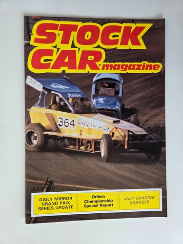 Stock car magazine july - car,