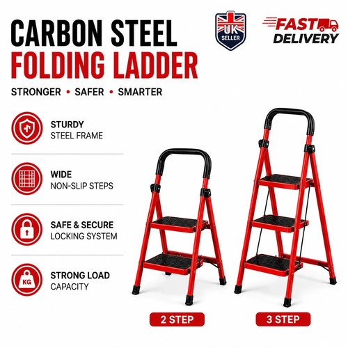 Folding step ladder anti slip - folding,