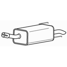 Rear Silencer Back Box for