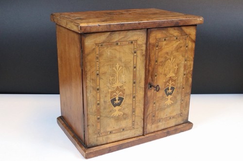 Victorian walnut inlaid - walnut,