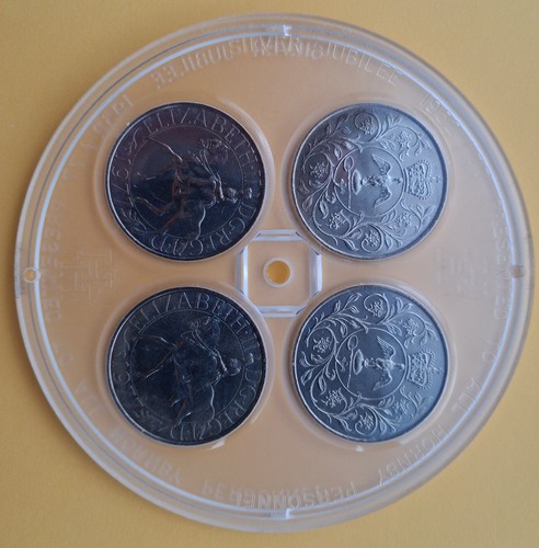 1977 silver jubilee crowns 4 - silver,