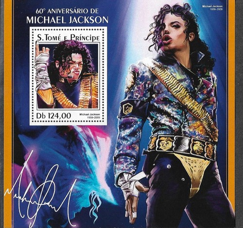 Michael jackson stamp sheet - jackson, in