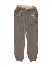 FRANKLIN MARSHALL Mens Graphic Tracksuit Trousers Joggers XL  Grey Cotton BS06