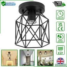 Industrial Vintage Semi Flush