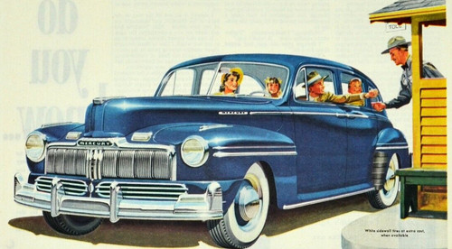 1947 mercury car - 1947,