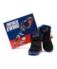 Ewing Athletics Ewing 33 Hi Leather Black Royal Orange  pew-001f-bro Men Us9.5