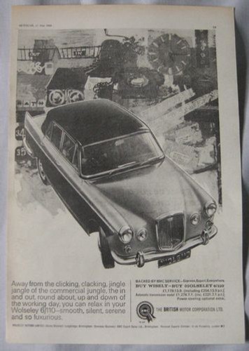 1966 wolseley 110 original - 1966, 6/110