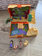 Disney vintage Polly Pocket Jungle Book Compact Playset With Figures