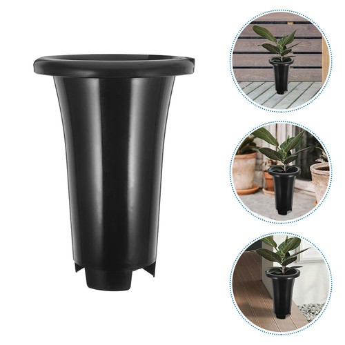 Pcs plastic flower pot - 10,