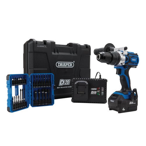 Draper d20 20v - brushless, combi