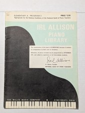 Irl Allison Piano Library -