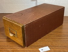 Vintage card index storage - vintage, (c)