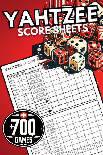Yahtzee score sheets 700 - sheets:, 700+