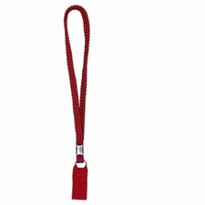 RED BRAIDED WRIST STRAP FOR WALKING STICKS / CANES