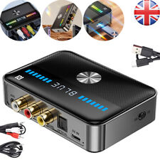 Bluetooth 5.3 NFC Transmitter Receiver Wireless Audio HiFi Music Adapter AUX RCA