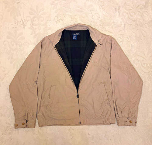 Vintage nautica harrington zip - nautica,