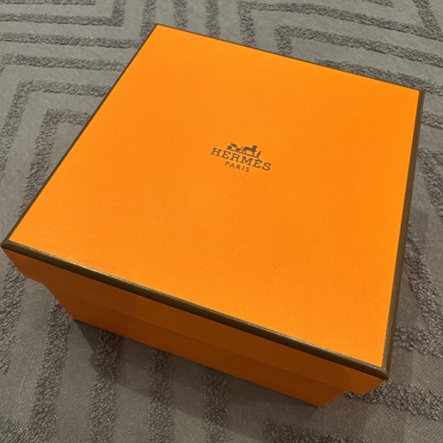 Authentic hermes empty orange - empty,