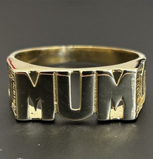 9ct 375 Yellow Gold Mum Ring
