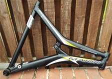 1990'S MARIN WOLF RIDGE (TARA) - 17.5" INCH - BLACK ALLOY - FRONT FRAME TRIANGLE