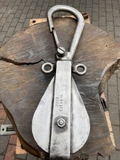 Vintage 1962 snatch block pulley, Broad Arrow, Coper Wheel.