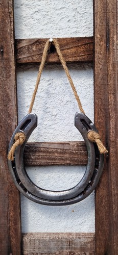Rustic lucky horseshoe - rustic,